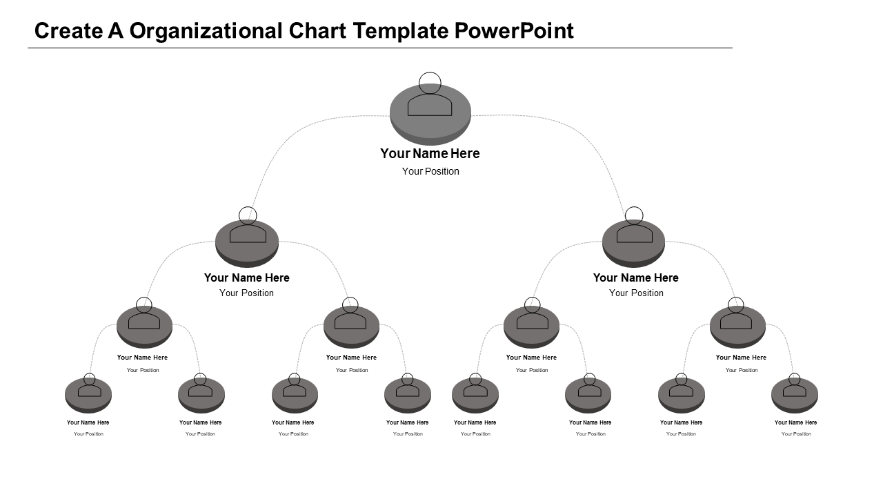 Find our Organizational Chart Template PowerPoint Slides
